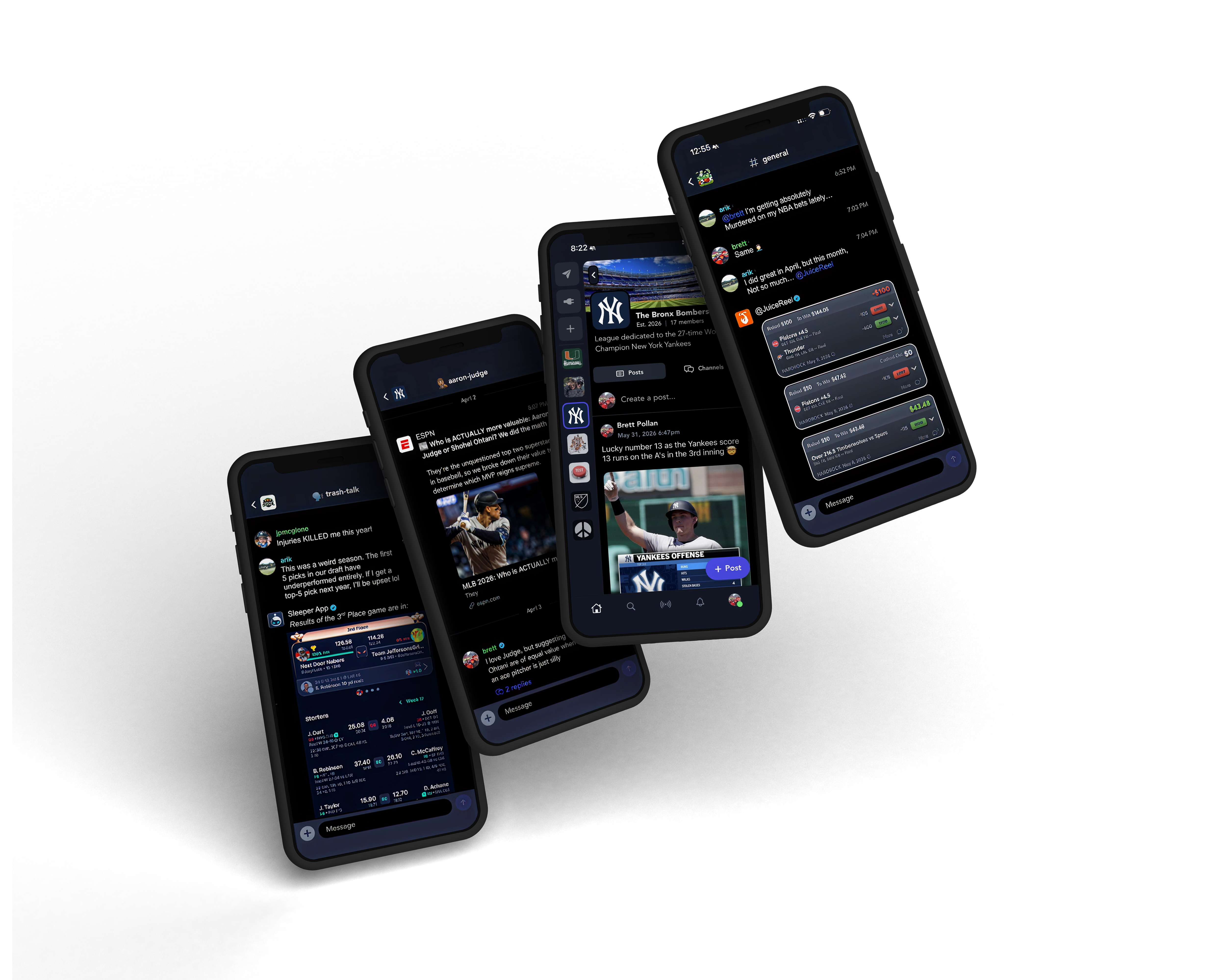 Fandemic app on multiple phones